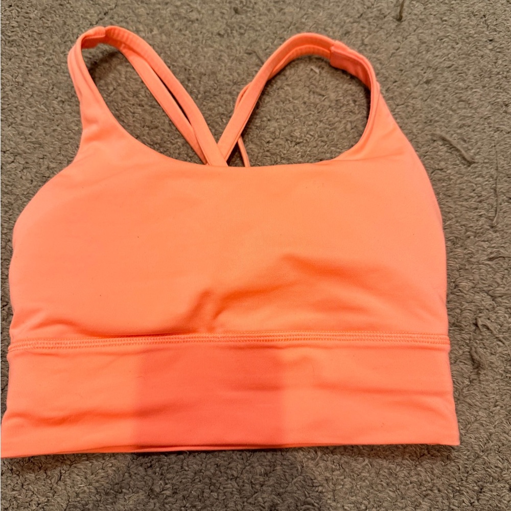 Lululemon Athletica Orange Tank Top